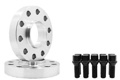 Separadores de rueda BMW Serie F modelos 25 mm | centrados en el cubo | + pernos de tuerca 14x1,25 Foto 1 de 4