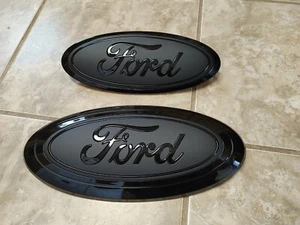2021-22 F150 emblemas negro mate/brillante, sin cámara frontal envolvente suave - Imagen 1 de 7