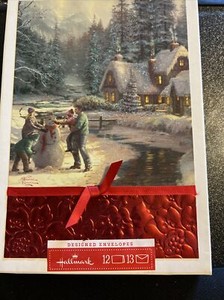 Thomas Kinkade Christmas Cards Winters Glen Set Of 12 With Envelopes