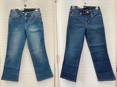 Chaps Women's Mid-Rise Crop Flare Jeans - New - Image 1 of 3