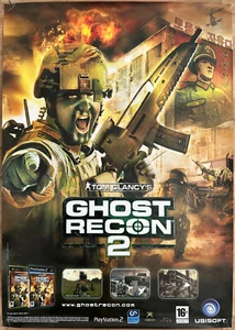 Ghost Recon 2 RARE PS2 XBOX 59cm x 84cm Promotional Poster - Picture 1 of 1