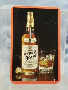 Vintage Advertising Pocket Wallet Calendar Card: 1964 KENTUCKY TAVERN WHISKEY