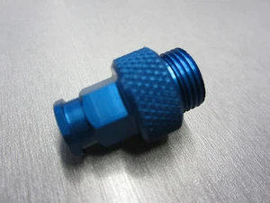 suzuki rmz 250 450 keihin fcr hot start nut 4 carb blue - Picture 1 of 1