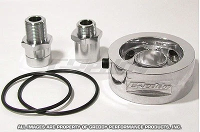 Adaptador de bloque de filtro de aceite universal GReddy Foto 1 de 4