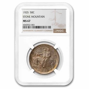 1925 Stone Mountain Memorial Half Dollar MS-67 NGC - Picture 1 of 3