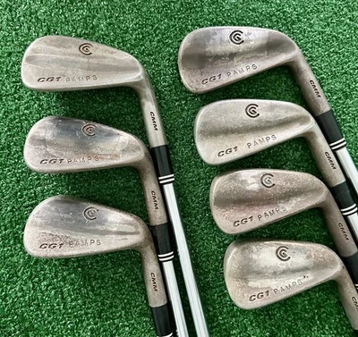 Juego de hierro crudo Cleveland CG1 MB EMITIDO POR GIRA 4-PW, RIFLE extra rígido acero, MRH Foto 1 de 4