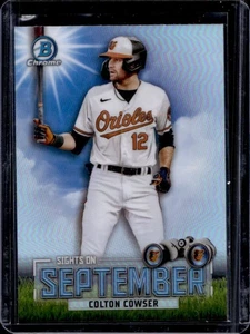 2023 Bowman Colton Cowser Sights on September Rookie RC #SOS-3 Orioles - Picture 1 of 2