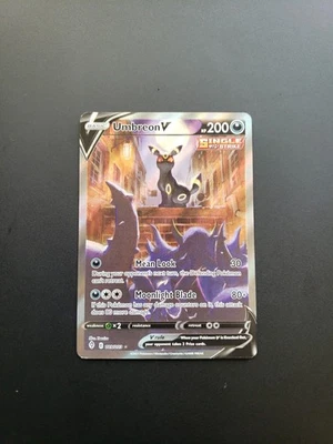 Pokémon TCG Umbreon V Alt Art Holo Ultra Rare Card Evolving Skies 189/203 - NM/M - Image 1 of 2