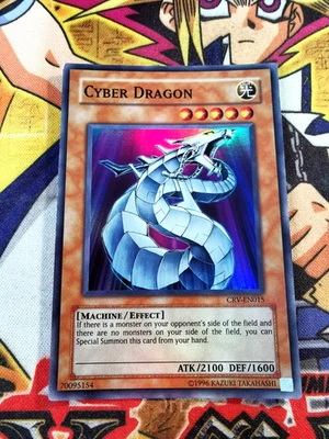 Cyber Dragon crv-en015 Unltd Ed (LP) Super Rare Yu-Gi-Oh! - Image 1 of 4