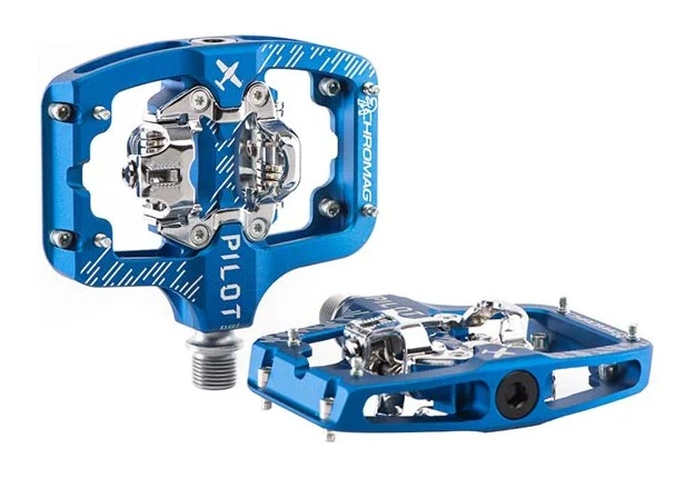 Chromag Pilot 踏板 9/16 英寸铝蓝色 — 第 1/1 张图片