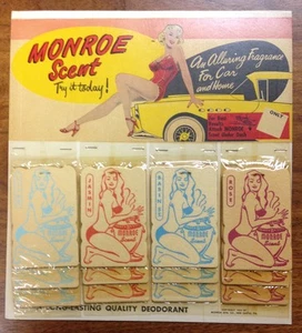 Marilyn Monroe Calendar Scent Display 1954 Mint Never Displayed Vintage Pinup - Picture 1 of 8