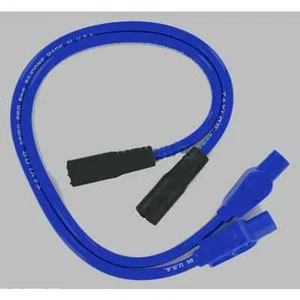 TAYLOR 8mm BLUE SPARK PLUG WIRES HARLEY SPORTSTER 883 1200 XL XLH 1200C 04-06 - Picture 1 of 1