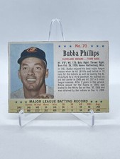 1963 Post #70, Bubba Phillips, Cleveland Indians