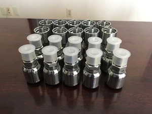 10143 6-6 AFTERMARKET HYDRAULIC HOSE FITTINGS 3/8" MP (20) PK - Picture 1 of 4