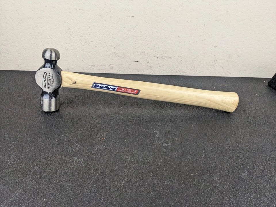 #bk226 Blue-Point Tools BP16B - 16 OZ bola peen mango de nogal martillo EE. UU. Foto 1 de 4