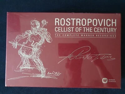 Mstislav Rostropovich: Cellist Of The Century, Warner, 2017, 40CD, 3DVD, NEW - Image 1 of 4