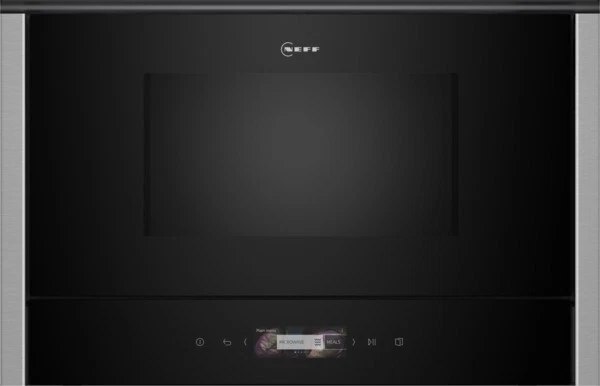 Neff N70, NL4WR21N1, Einbau-Mikrowelle, Edelstahl,Tür links angeschlagen - Bild 1 von 4