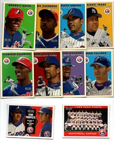 2000 Fleer Tradition Glossy Montreal Expos 14 card Team Set - Bild 1 von 2