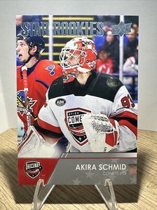 2021-22 Upper Deck Ahl Akira Schmid Star Rookies Rc #143 New Jersey Devils