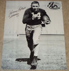 Johnny Lattner Authentic Signed 8x10 Football Photo Autographed, 1953 Heisman