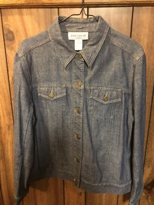 JONES WEAR Sport Blue Denim Jean Jacket Womens sz 12 - Image 1 of 3