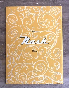 Nash Motors Co “NASH STORY 1902-1946" Automobile Dealer Sales Booklet Brochure - Picture 1 of 6