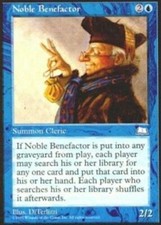 Noble Benefactor Weatherlight Played MTG Magic DNA GAMES
