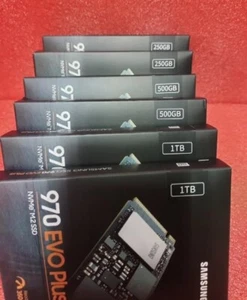 NEW Samsung 970 Evo Plus 1TB 500GB NVMe M.2 Solid State Drive - Picture 1 of 3