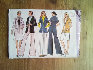 5453 Sailor Collar Wide Leg Pants Sz 16 Uncut Vintage Simplicity Sewing Pattern - Picture 1 of 2