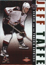 2002-03 Vanguard #129 Jeff Taffe Rookie Hockey Card/1650