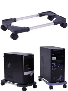 X Base Chariot Porte PC Ordinateur Bureau Réglable 4 Roues De 15-25Cm Reb - Afbeelding 1 van 1