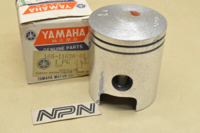 Pistón de gran tamaño 52,50 mm 166-11636-01 NOS Yamaha L5T YL2 YLCM .50 Foto 1 de 4