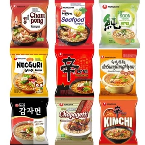 Nong Shim Instant Noodles Soup Ramyun Ramen SHIN Neoguri (10 Packs, 6 Flavours) - Picture 1 of 12