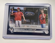 2022 Topps Series 1 MINNESOTA MEETUP Blue Parallel OHTANI & MAEDA #122