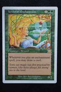 Magic The Gathering MTG VERDURAN ENCHANTRESS Classic Sixth Edition MP Played - Picture 1 of 2