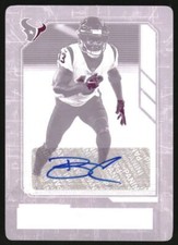 2020 Panini Playbook Signatures Printing Plate Magenta Brandin Cooks Auto 1/1