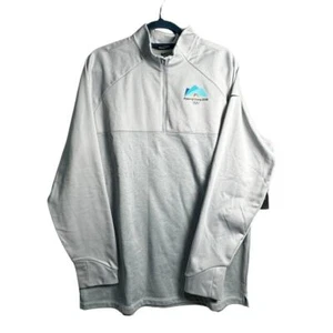 Pyeong Chang 2018 Olympics Nike Golf Therma 1/4 Zip Pullover Gray Men's XL NWT - Picture 1 of 11