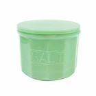 TableCraft Jadeite Green Glass Salt Cellar / Box