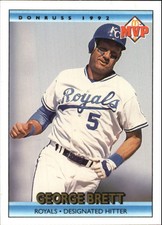 1992 Donruss McDonald's Kansas City Royals Baseball Card #3 George Brett