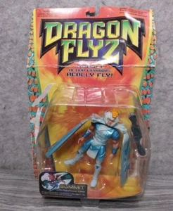Figura Galoob 1996 Dragon Flyz Cumbre Cubierta Nube Camuflada Nueva en Tarjeta Dañada NRFB - Imagen 1 de 5