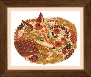 Hágalo usted mismo Kit de punto de cruz contado "Colores en otoño" 10,2x8,3 pulgadas / 26,0x21,0 cm - Imagen 1 de 6