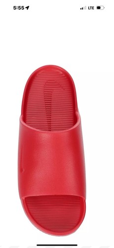 Nike Calm Slide Uomo Rosso Università Taglia 9