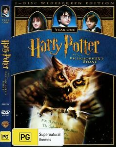 Harry Potter And The Philosopher's Stone DVD (Region 4) 1Disc Widescreen Edition