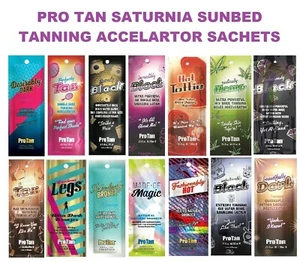 NEW PRO TAN SUNBED TANNING ACCELERATOR LOTION CREAM SACHETS 22ml MULTI LISTING - Picture 1 of 15