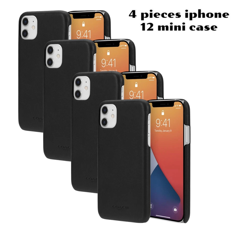 Coach Leather Slim Protective Case for iPhone 12 Mini