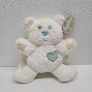 First & Main White Bear Soft Plush Baby Guardian Angel #2173 New With Tag! - Picture 1 of 22