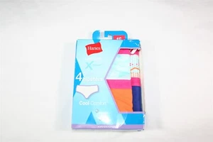 931X05 Hanes GUHCP4 X-Temp Hipster-Cut Panties 4-Pack Size 16 Green & Blue - Picture 1 of 4
