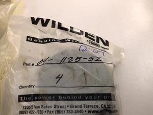 Wilden Pump  04 1125 52 Buna N  Valve Seats. For 1-1/2” Pumps. *NEW* OEM Parts. - Picture 1 of 4
