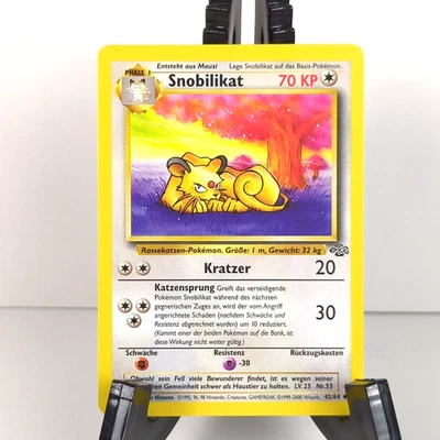 Pokemon Snobilikat (Persian) 42/64 - GERMAN Jungle Set WOTC - Never Played NM/M - Image 1 of 3