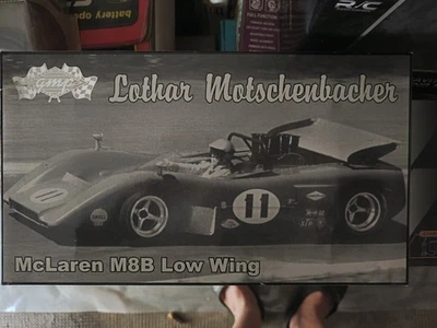 1:18 GMP McLaren M8B Low Wing CanAm Lothar Motschenbacher red  Totally New - Immagine 1 di 2